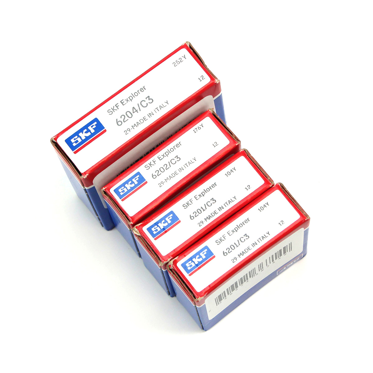 Laakerisarja SKF Novolette 3521, 3531, 3611 ja 3761 jne. (1-vaihteinen moottori). - 2