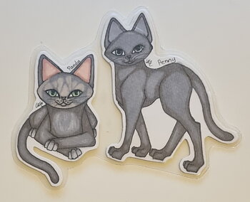 Kylskåpsmagnet Penny och Panda