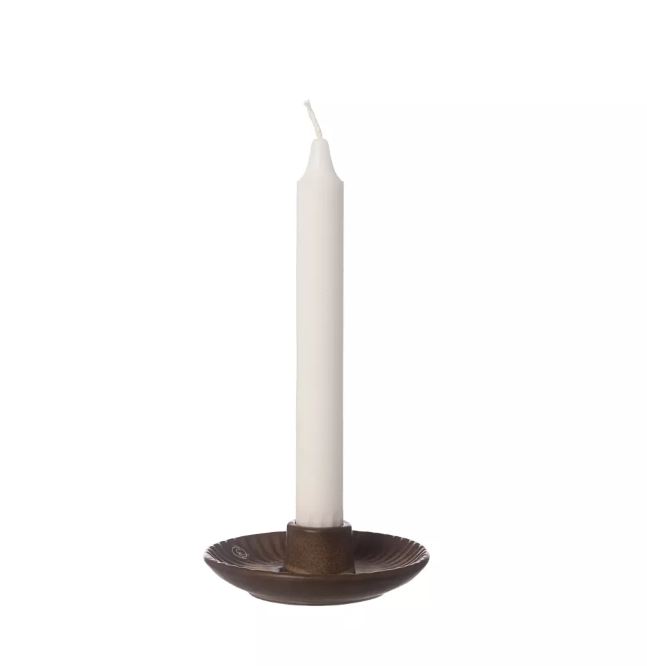 ERNST Ljusstake d10,5 h3,5 brun/beige