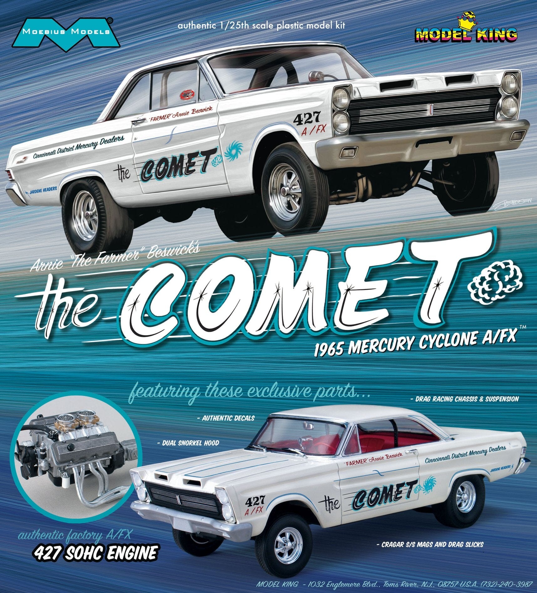 1/25 Arnie The Farmer Beswick's 1965 Mercury Cyclone A/FX