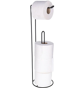 Toalettrullehållare i metall – 54 cm