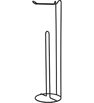 Toalettrullehållare i metall – 54 cm