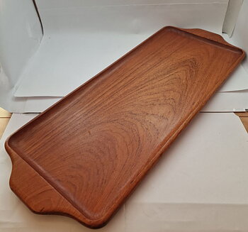 Bricka teak 1950-1960-tal