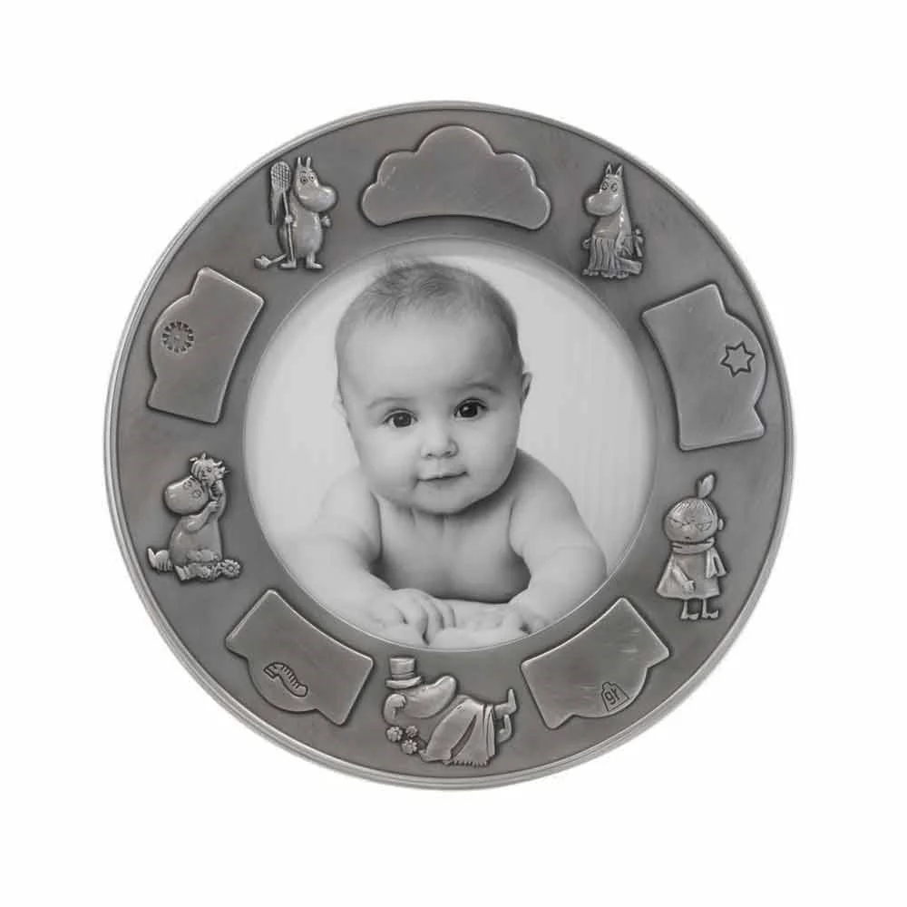 Rund Fotoram - Muminfamiljen