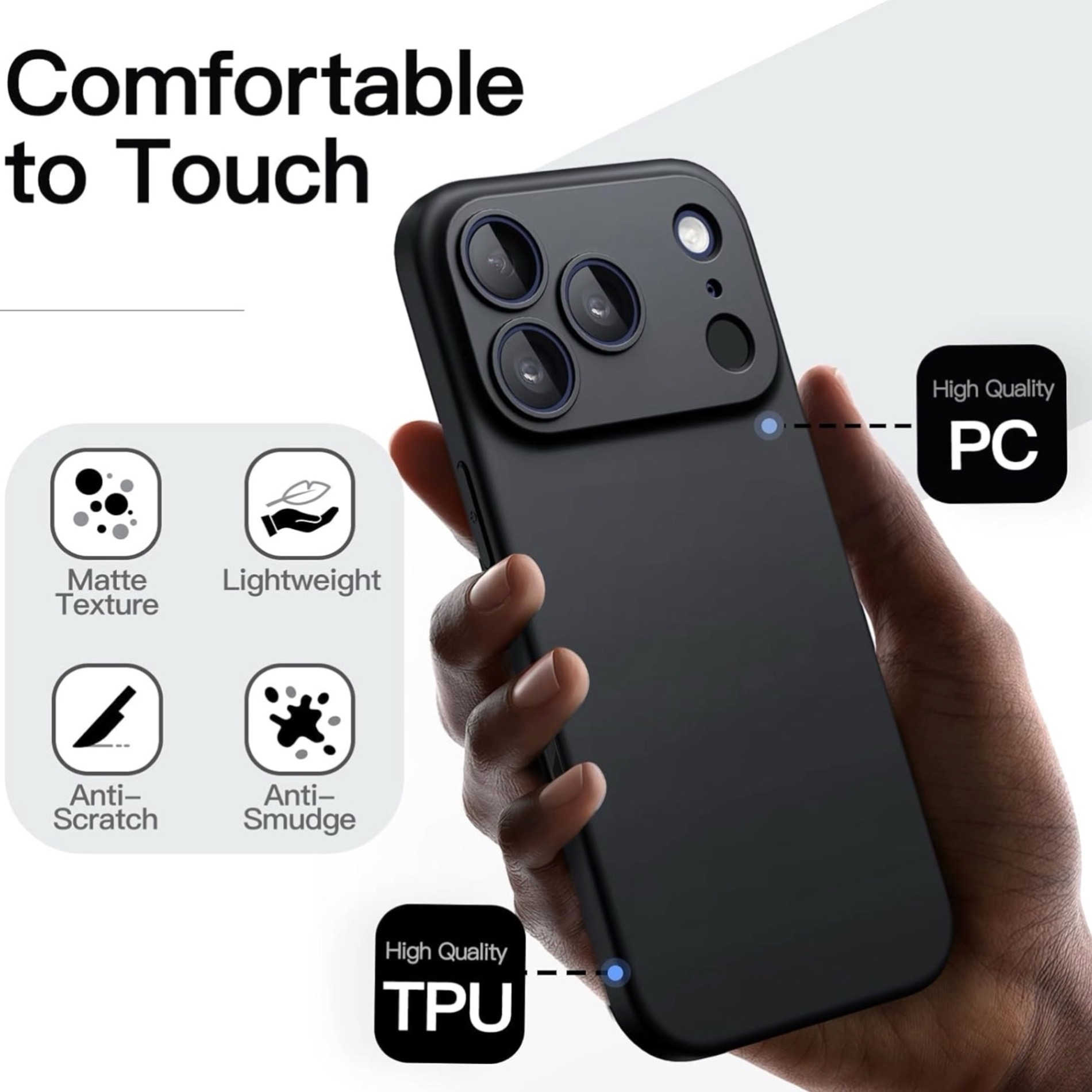 Iphone 17 Pro skal mobilskal silikon / TPU - VÄLJ: - 5