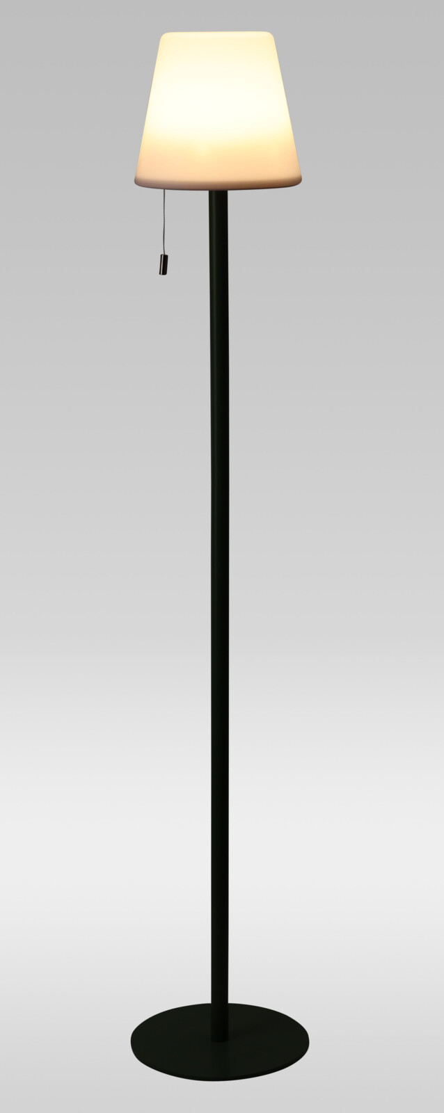 Golvlampa LED - Färgskiftande, matt svart