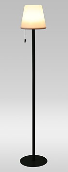 Golvlampa LED - Färgskiftande, matt svart