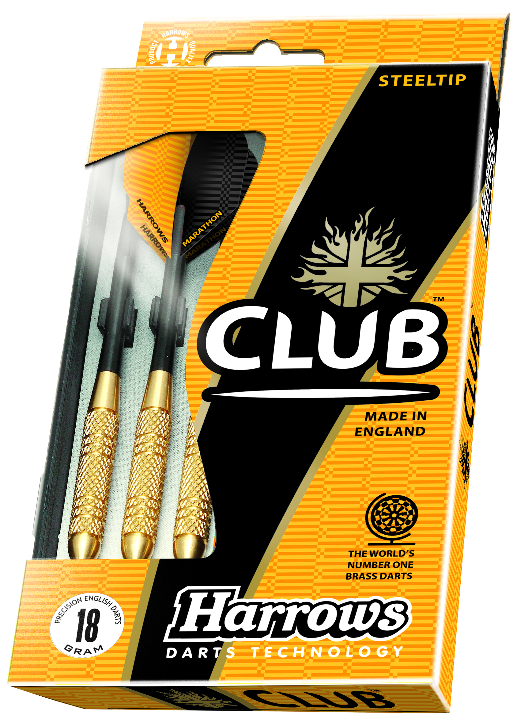 Harrows Club Brass Steel Tip