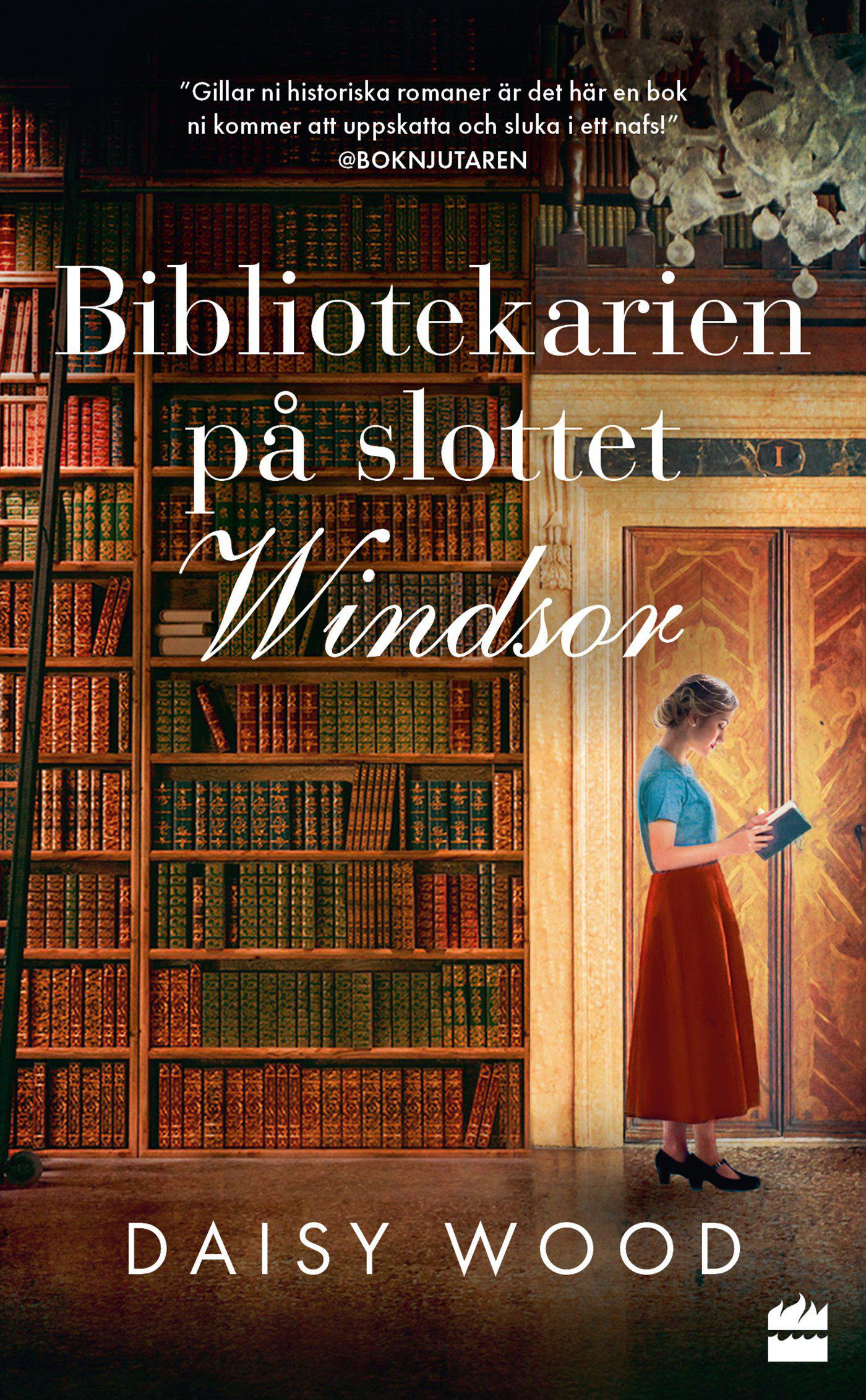 Daisy Wood : Bibliotekarien på slottet Windsor - omslagsbild pocket