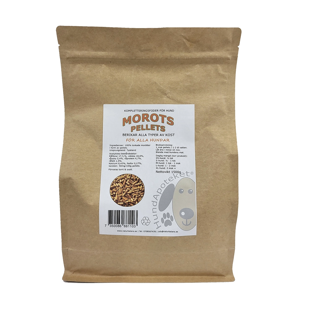 Carrot pellets for dogs HundApoteket