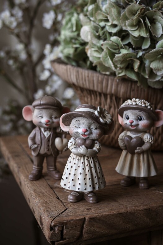 Kram Mus | Mrs Mouse | 12 cm | Majas Cottage  - 3