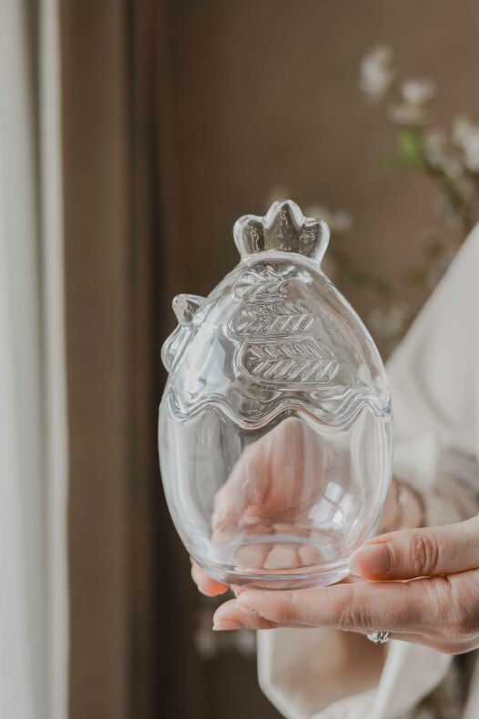 Maja's Glass Hen Jar - Glass jar - Large - Maja's Cottage - 5