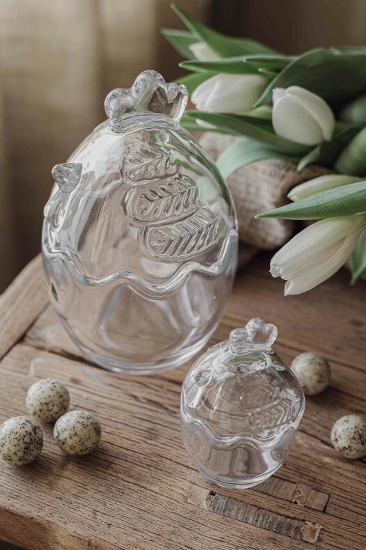 Maja's Glass Hen Jar - Glass jar - Large - Maja's Cottage - 3