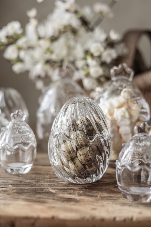 Maja's Glass Egg Jar - Glass jar - Maja's Cottage