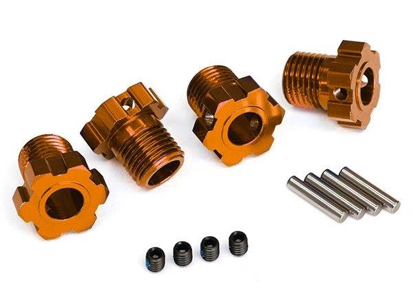 Traxxas Fälgnav 17mm Orange (4)