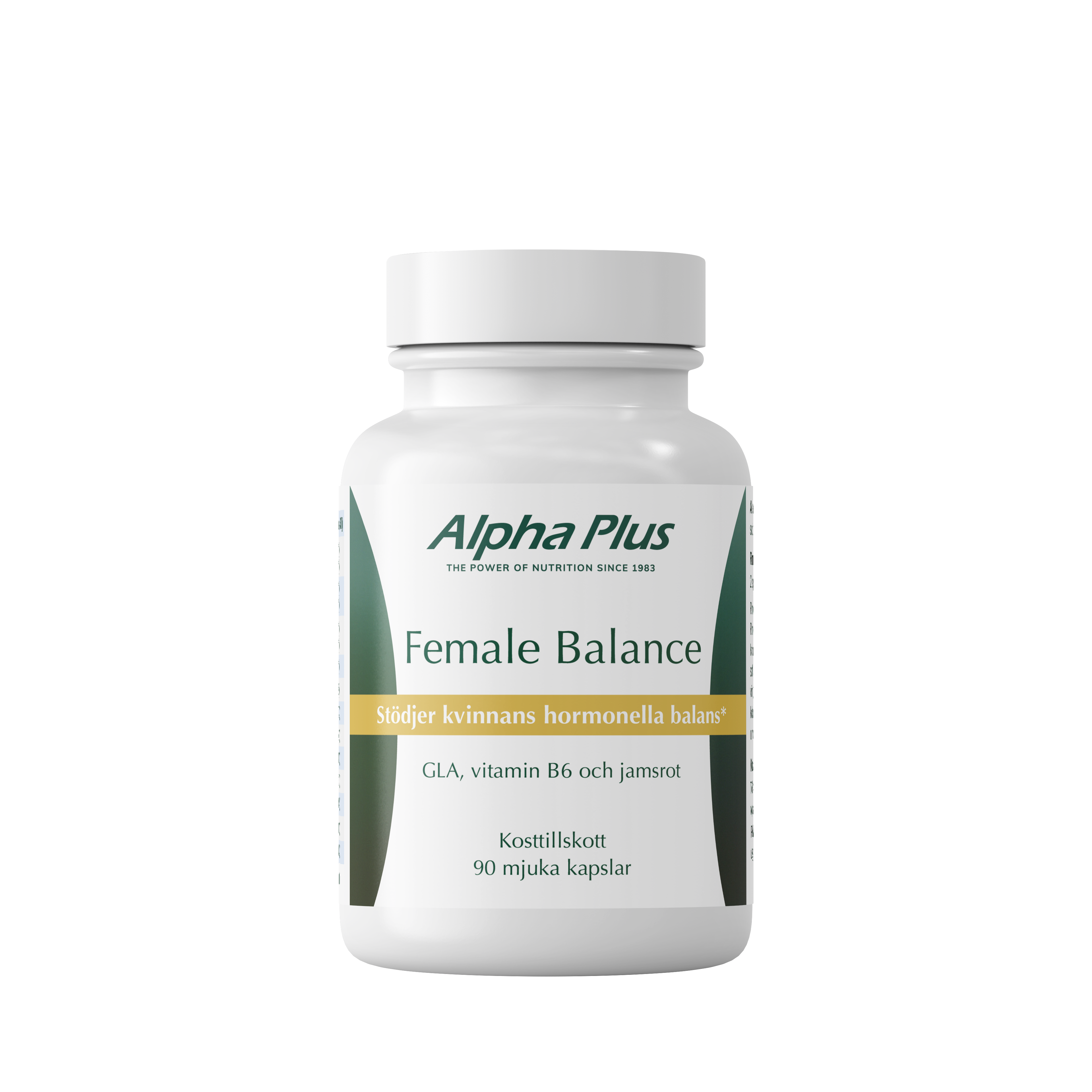 Female Balance 90 mjuka kap Alpha Plus