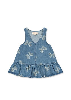 MAGOT DRESS bella bow blu