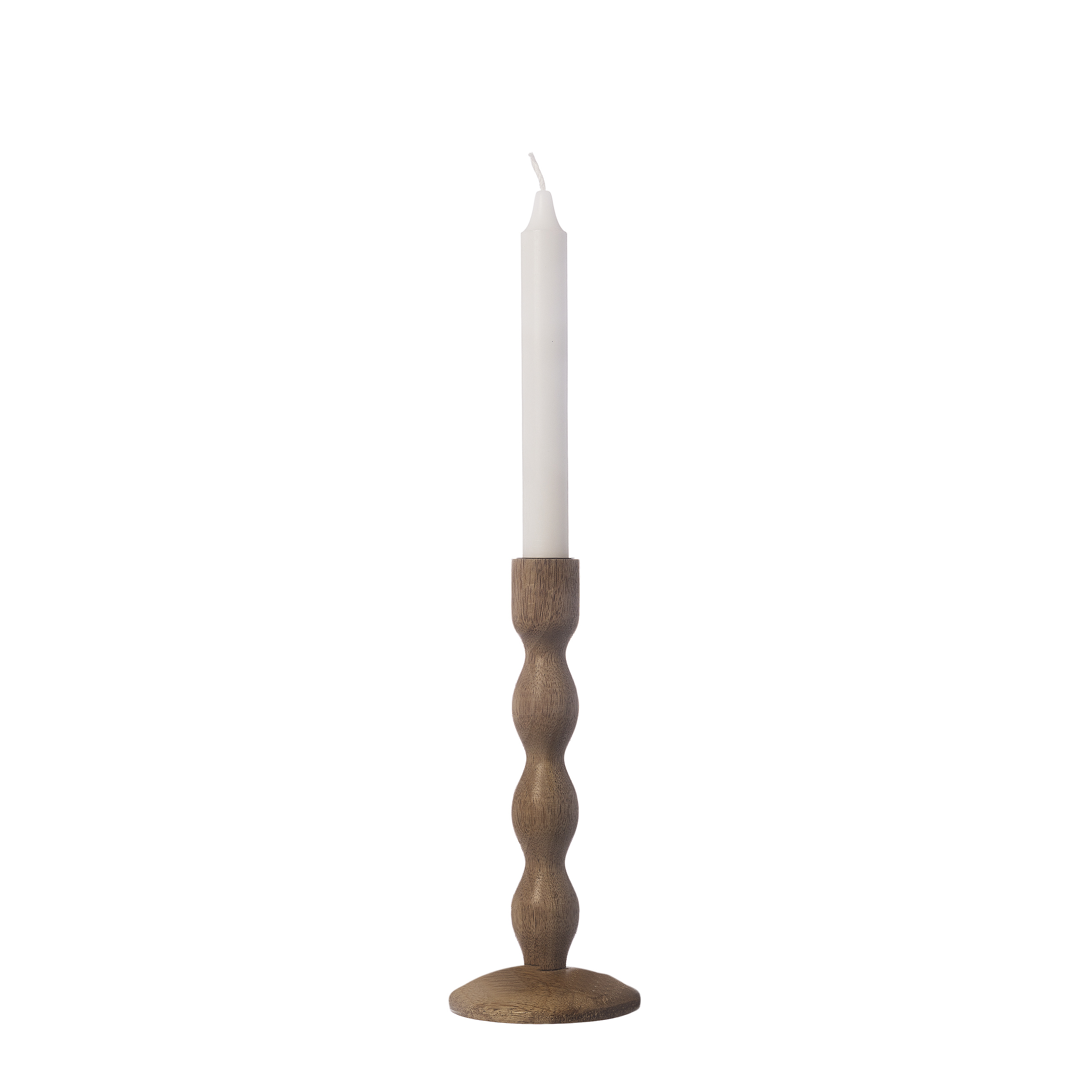 ERNST Ljusstake i trä (Höjd: 21cm) Natur