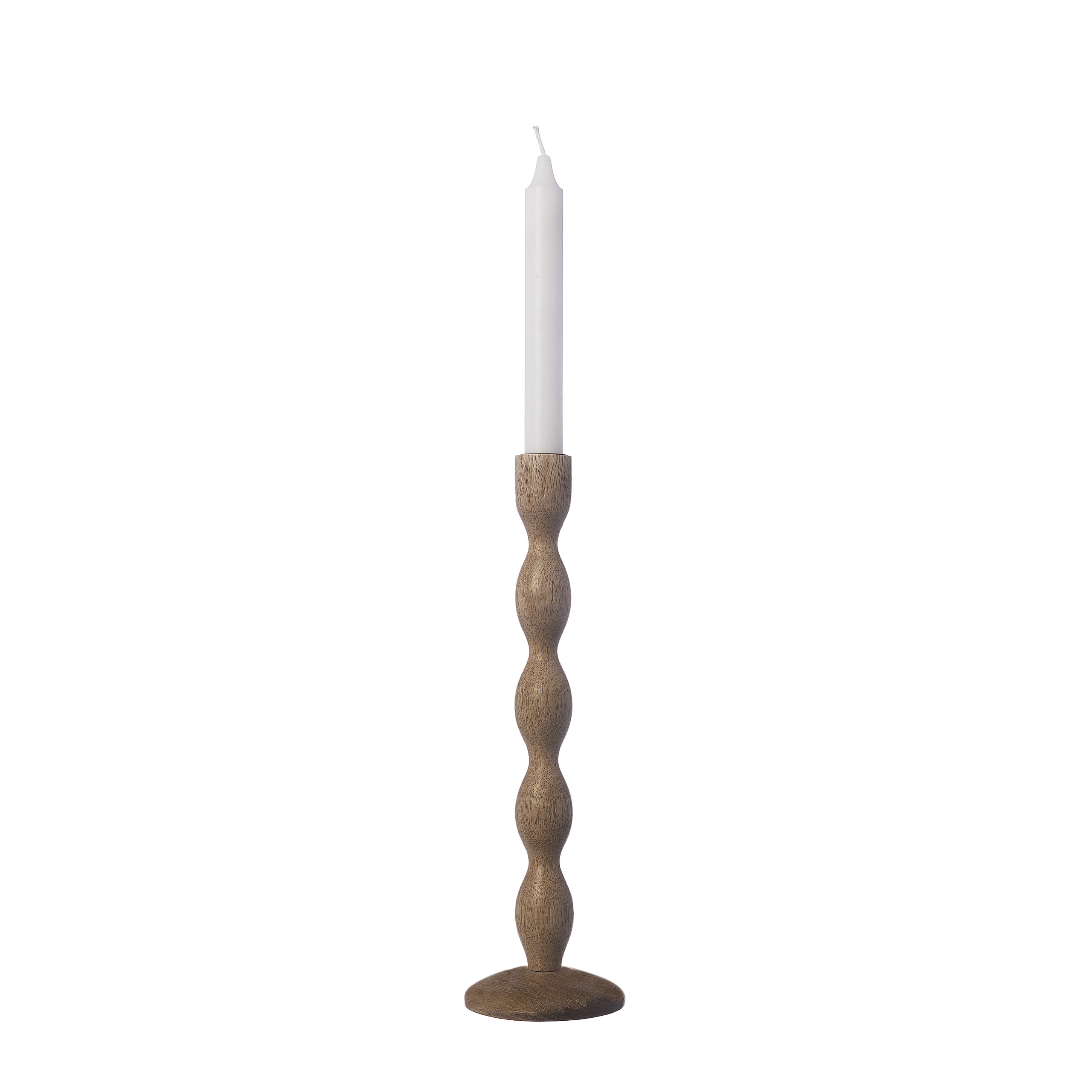 ERNST Ljusstake i trä (Höjd: 31cm) Natur - 2