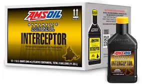 AMSOIL INTERCEPTOR 2 Stroke 100% Synthetic Snowmobile Oil 1 qt  0,946 Liter  AITQT-EA - 3