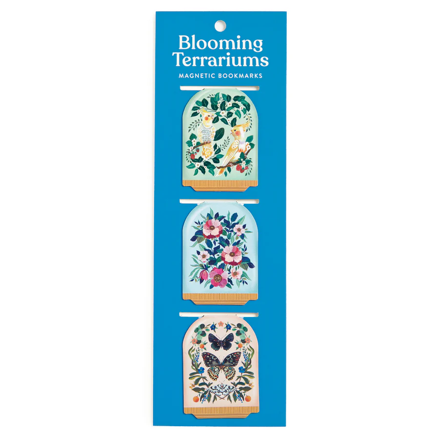 Blooming Terrariums Magnetic Bookmarks 