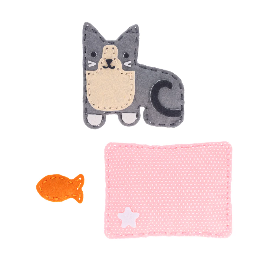 Mini Craft Kit: Pocket Pet Kitten (Craft Kit) Petit Collage - 2