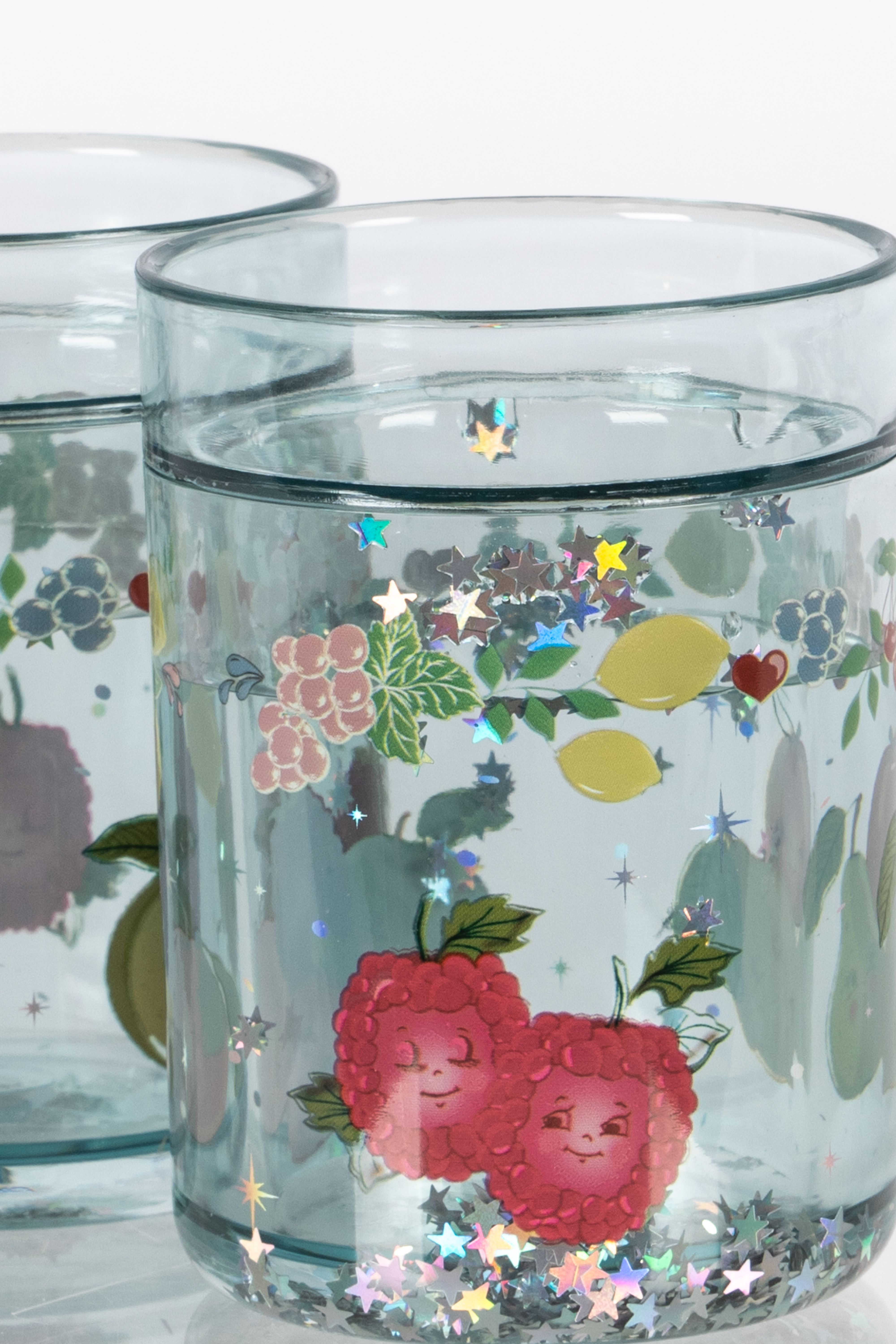 2 PACK GLITTER CUPS fruity - 2