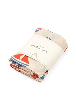 3 PACK MUSLIN CLOTH ahoy