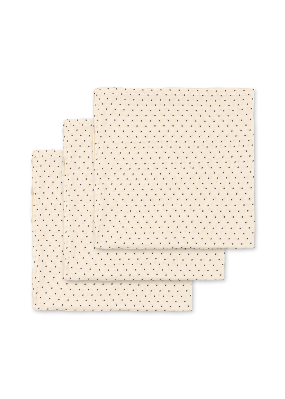 3 PACK MUSLIN CLOTH estate dot - 2