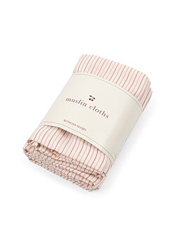 3 PACK MUSLIN CLOTH stripie petite rose