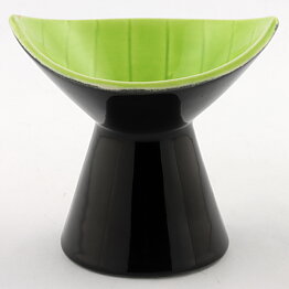 Carl-Harry Stålhane (California 1952) Black/Green Candleholder 9 cm