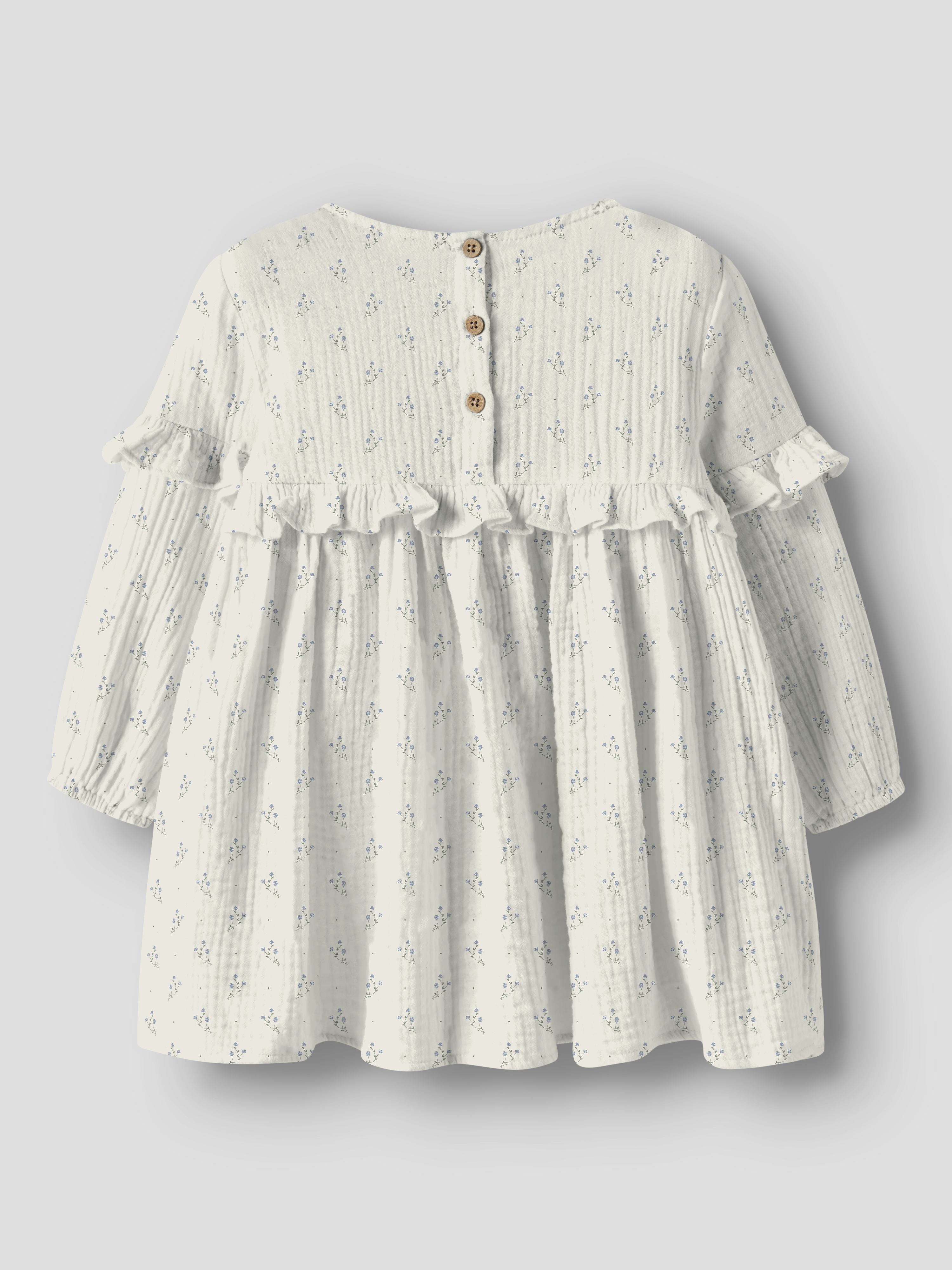 NMFBALIA LS LOOSE DRESS LIL Coconut Milk - 2