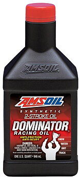  AMSOIL DOMINATOR® 100% Synthetic 2-Stroke Racing Oil 1 qt  0,946 Liter   TDRQT-EA