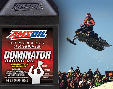  AMSOIL DOMINATOR® 100% Synthetic 2-Stroke Racing Oil 1 qt  0,946 Liter   TDRQT-EA - 3