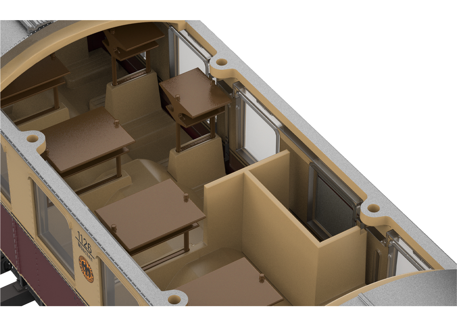 Class elT Rail Car 1126 with class elS control car 2126 - 4
