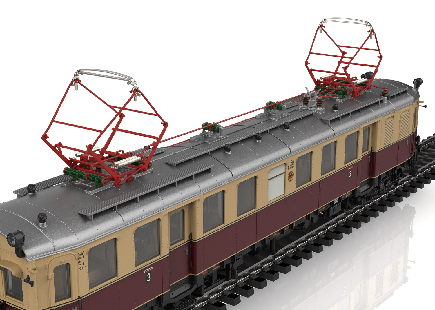 Class elT Rail Car 1126 with class elS control car 2126 - 6