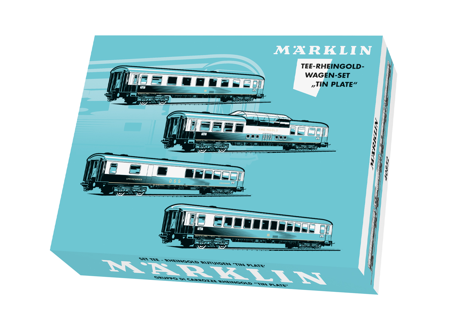 TEE Rheingold Tin-Plate Car Set - 3