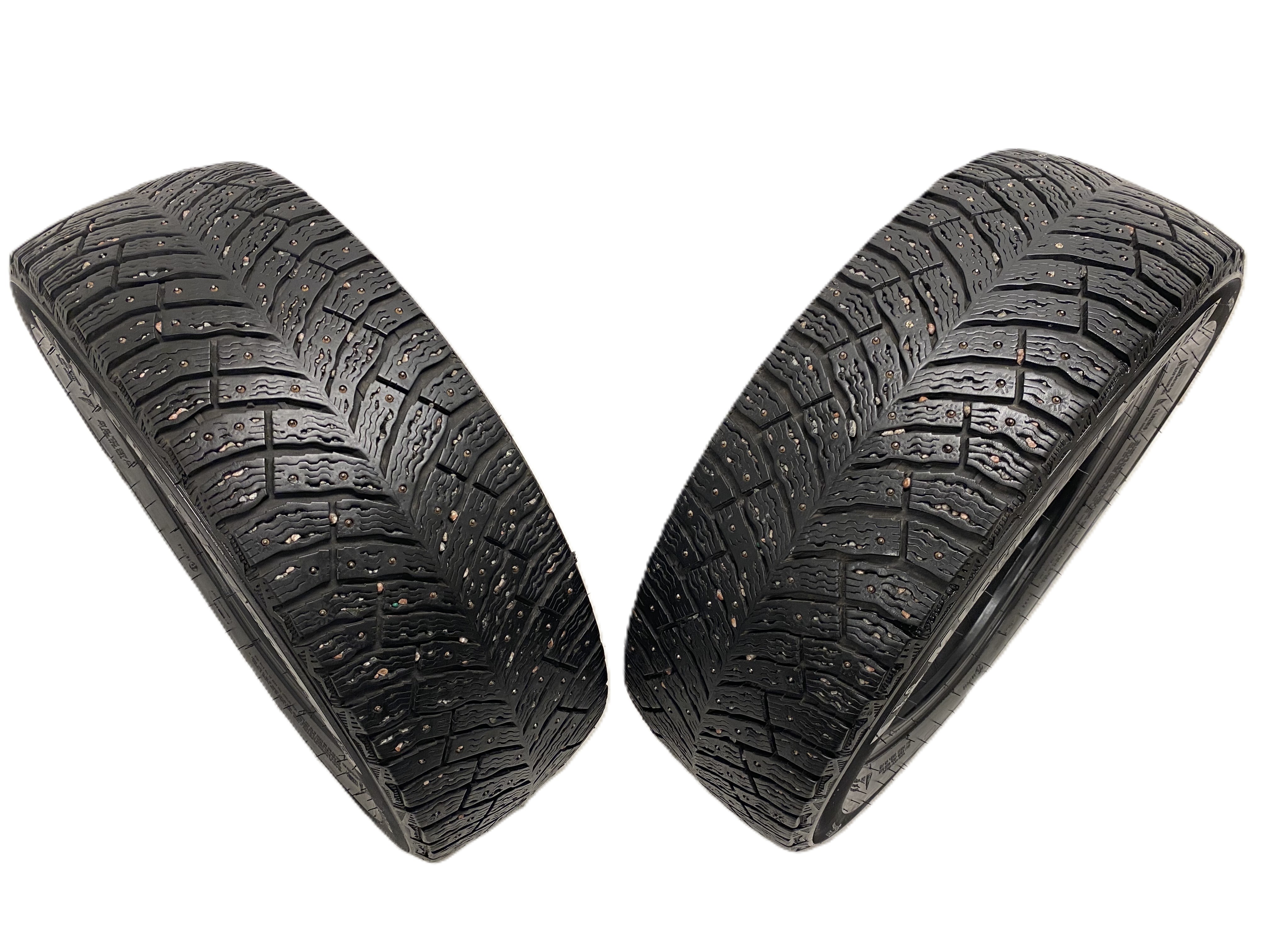 16" BEGAGNADE VINTERDÄCK DUBB | 2 st 205/60 R16 96T XL Michelin X-Ice North 4 | V18-24 | 6.5|6.5 mm | W-1 - 2