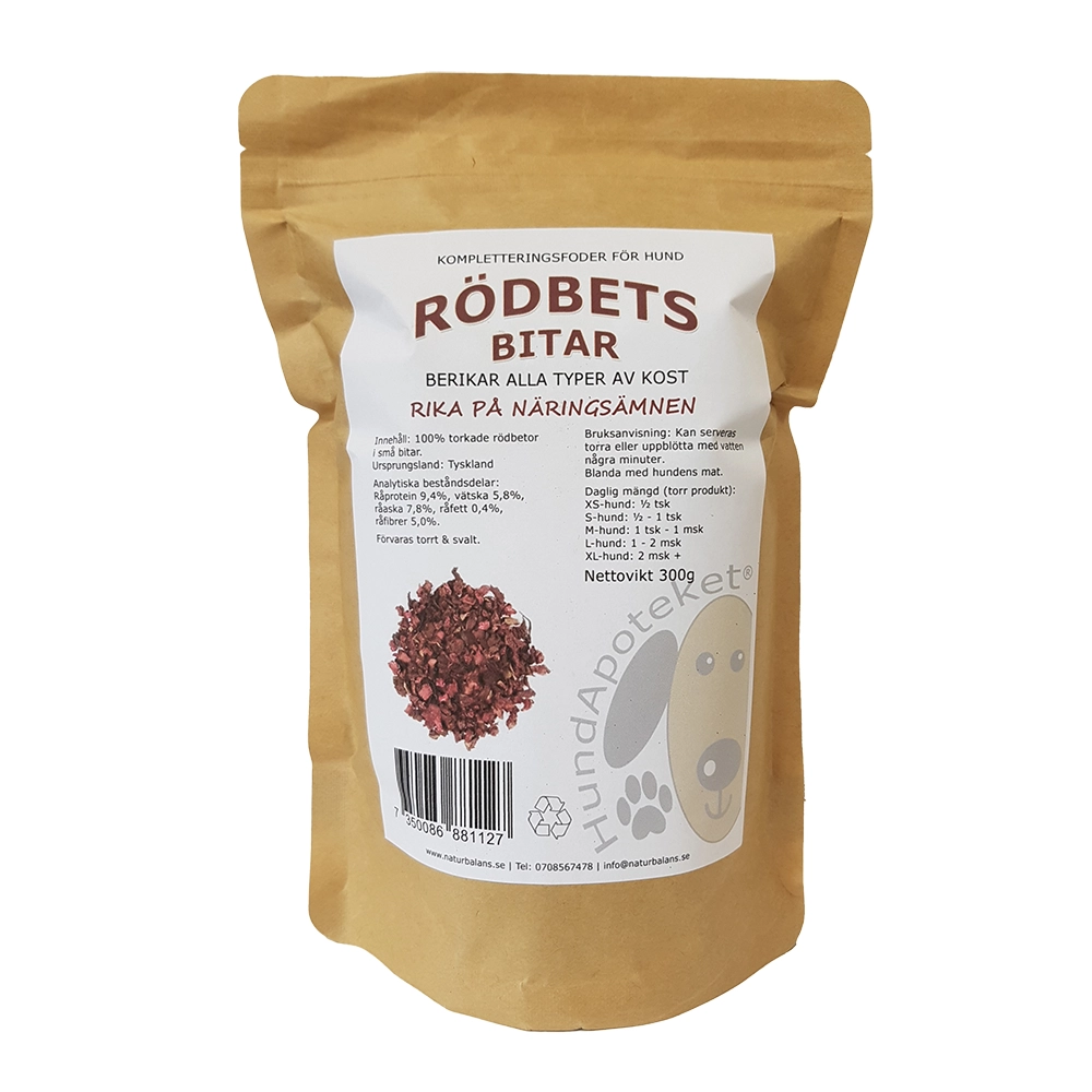 HundApoteket Rödbetsbitar till hund