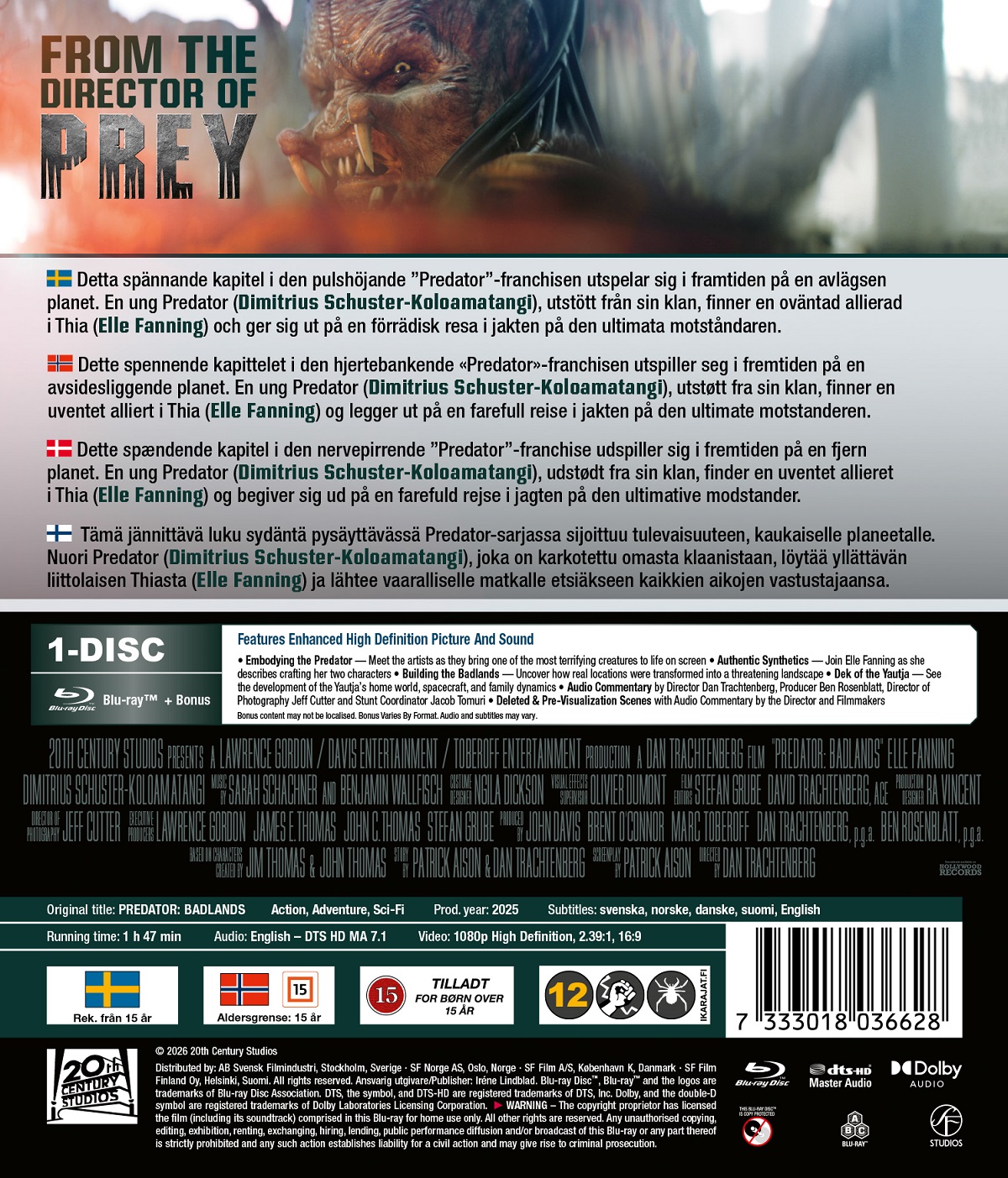 Predator: Badlands (Blu-ray) - 2