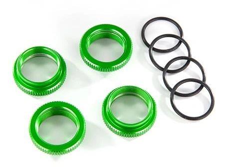 Traxxas Fjäderspännare Alu Grön GT-Maxx (4)
