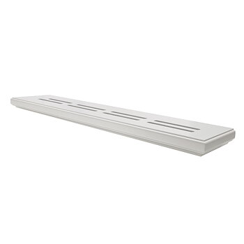 Fönsterbräda Sekelskifte vit 38mm hel - Med ventilationshål