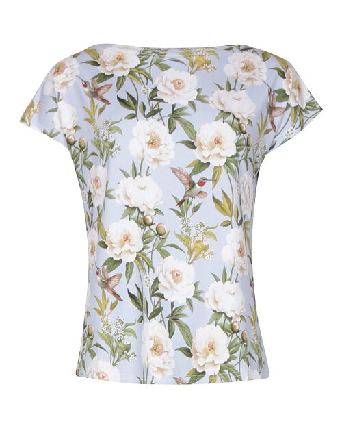 Topp Alta peoni blommig duvblå - 2