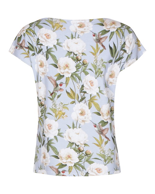 Topp Alta peoni blommig duvblå - 3