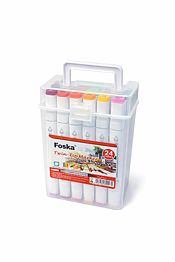 Foska Twin Tip Markers – 24 färger