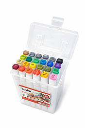 Foska Twin Tip Markers – 24 färger