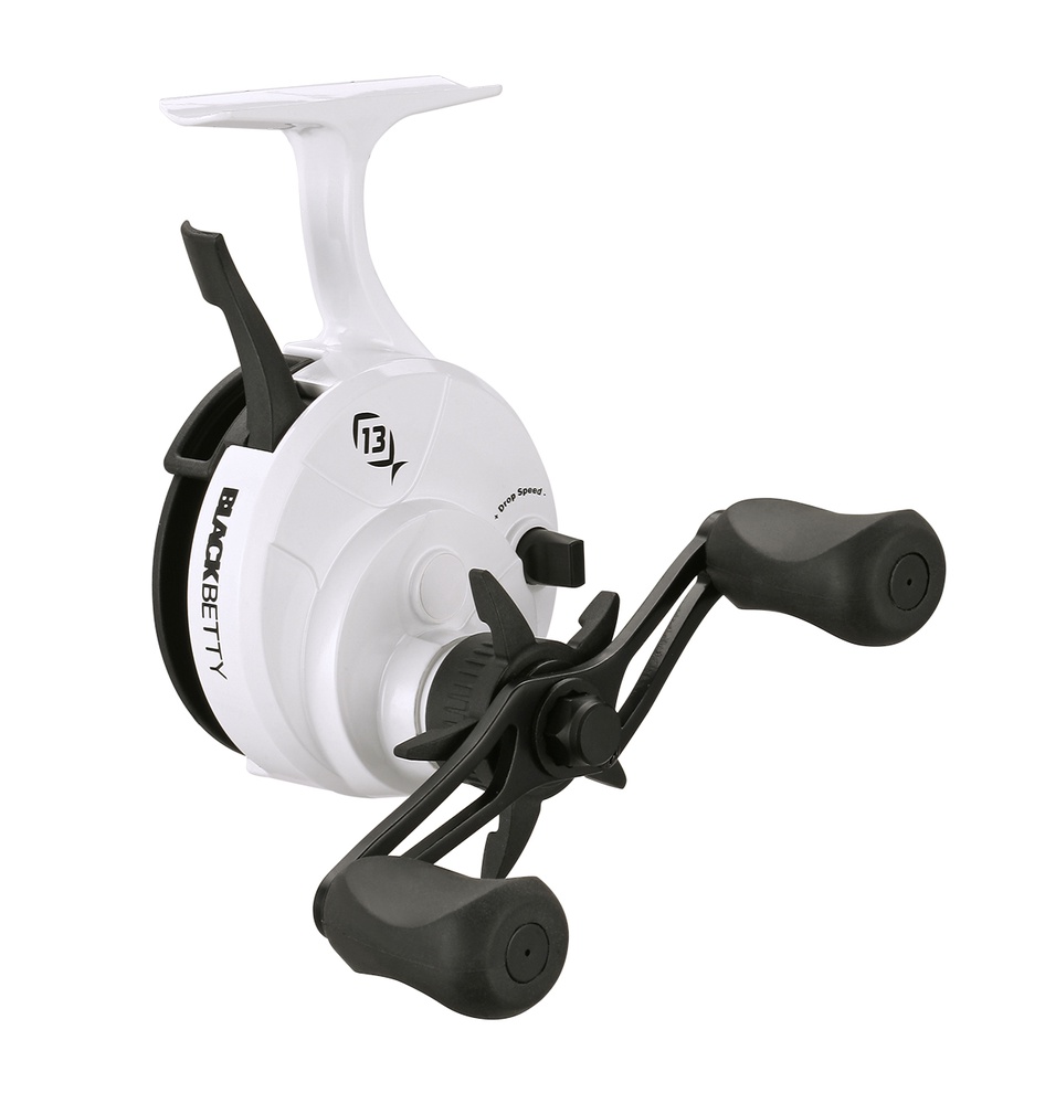 13 Fishing Black Betty Freefall Ghost 2.5, ice fishing reel