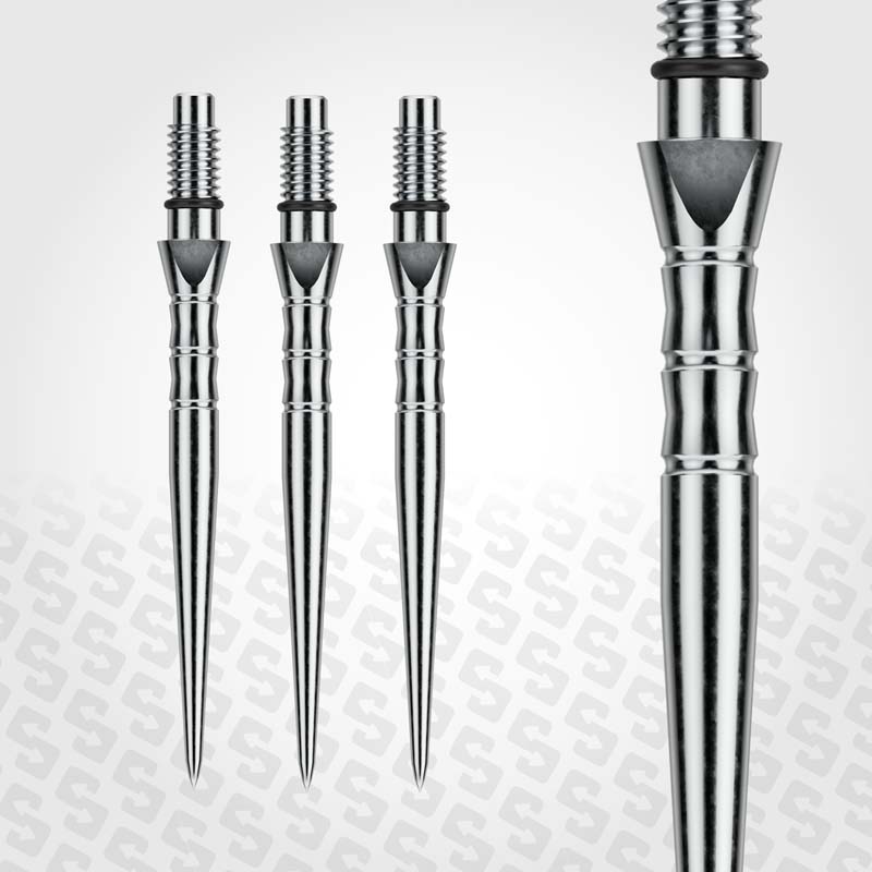 Winmau Switch Point Wave Silver 26mm - 4