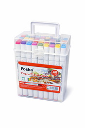Foska Twin Tip Markers 48 färger