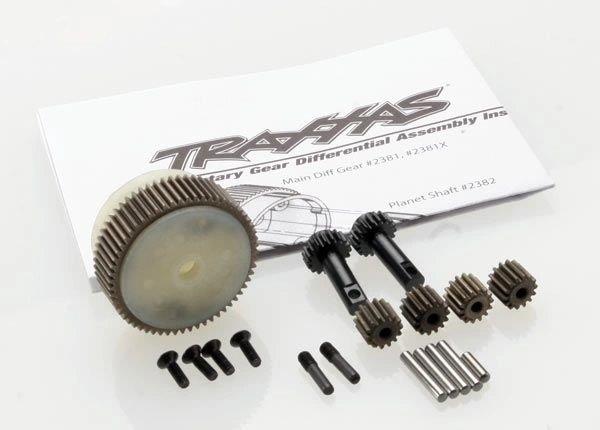 Traxxas Diff med Drev (Yttre Ståldrev) Komplett